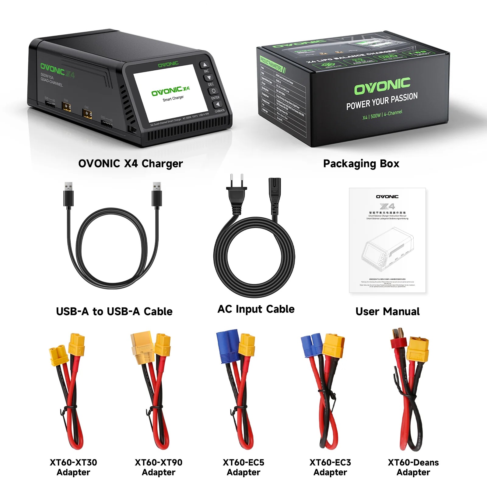 Toolkitrc M6Dac Smart Charger - شاحن بطاريات ذكي Ovonic X4 AC500W