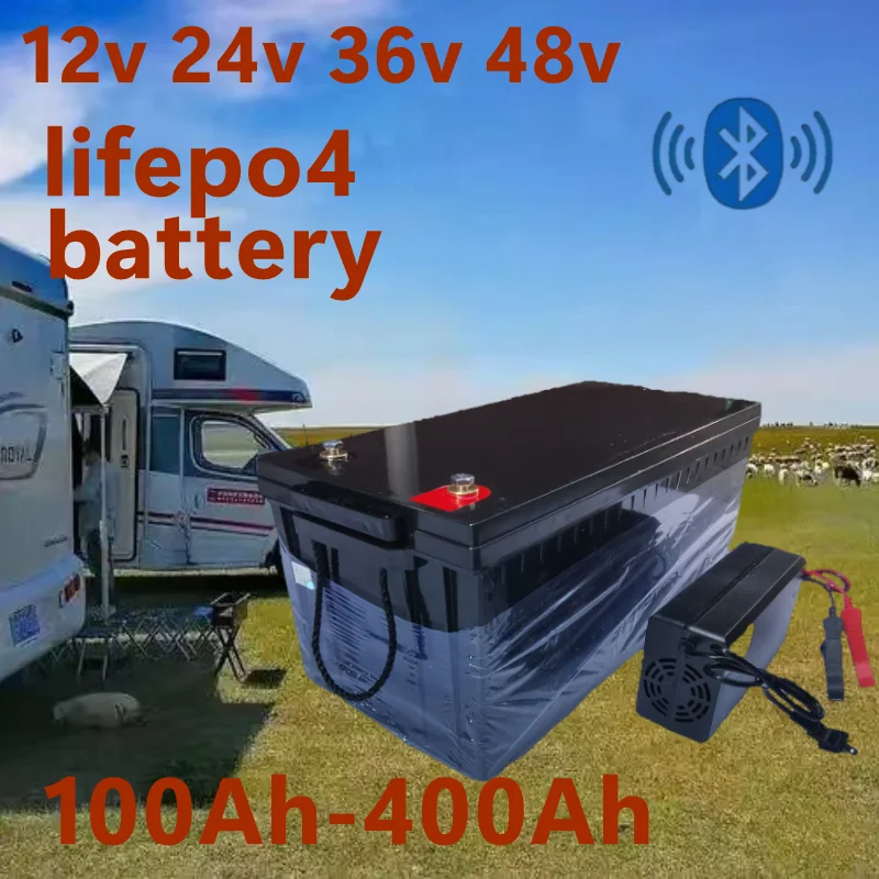 مقاوم للماء 12 فولت 200AH 150A - مراجعة Lifepo4 12V 100Ah Bms Bluetooth وسعره