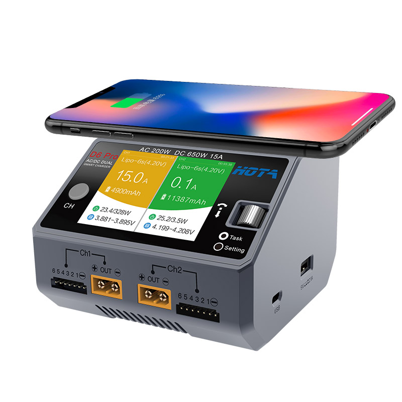 HOTA D6 Pro التيار المتناوب 20 - مراجعة Hota D6 Pro Dual Lipo Charger وسعره