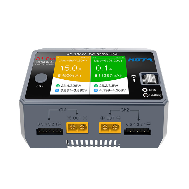 HOTA D6 Pro التيار المتناوب 20 - مراجعة Hota D6 Pro Dual Lipo Charger وسعره