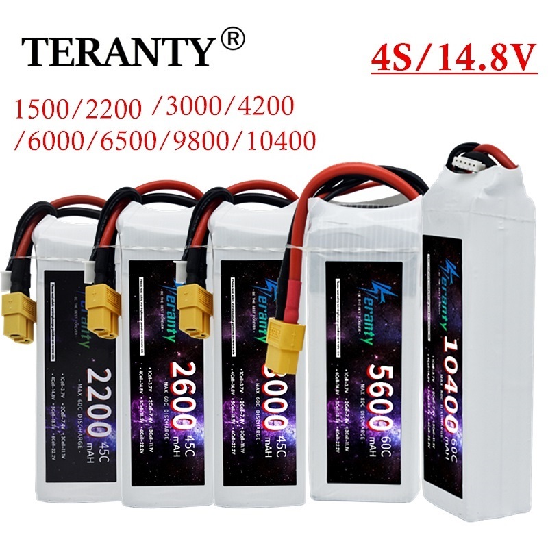 بطارية ليثيوم بوليمر RC بجهد 1 - مراجعة 4S Lipo Battery 14.8V 6000Mah وسعره