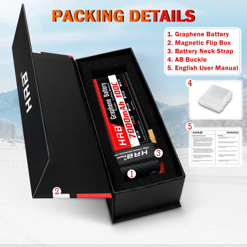 بطارية جرافين 2S 3S 4S 6S RC ي - مراجعة 6S Lipo Battery 22.2V 5000Mah وسعره