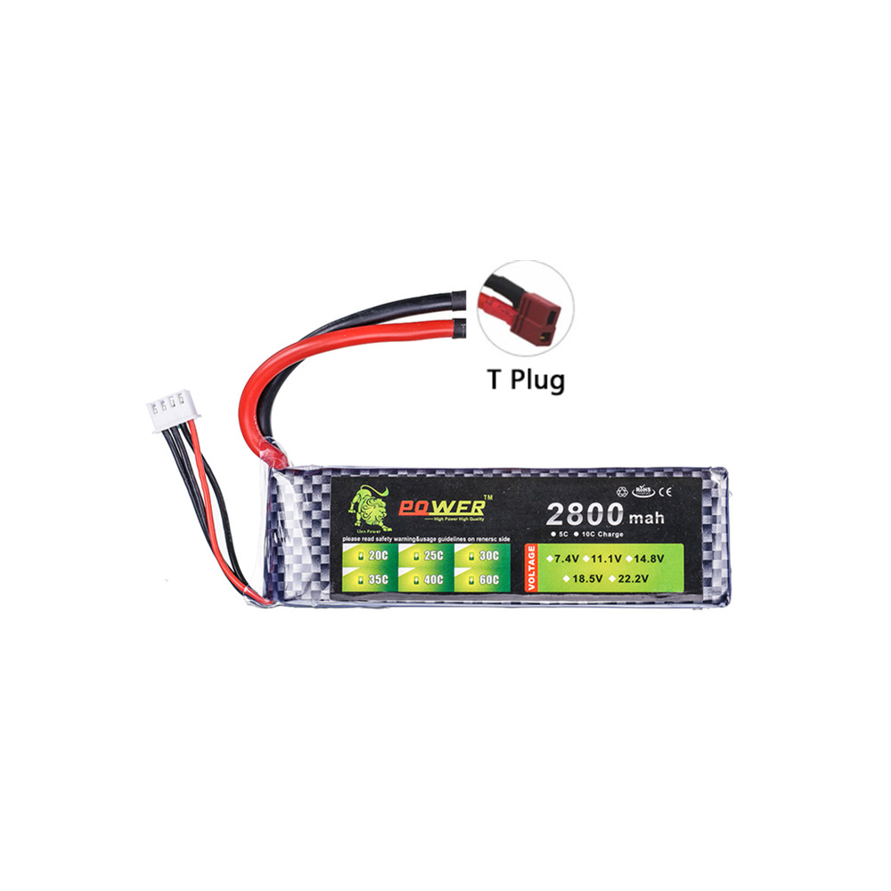 بطارية ليبو لألعاب الأطفال وال - مراجعة 4S Lipo Battery 14.8V 6000Mah وسعره