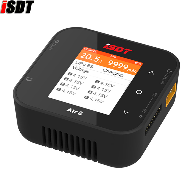 دعم الشاحن الذكي ISDT-Air 8 ،  - مراجعة Isdt Air8 8S Lipo Charger وسعره