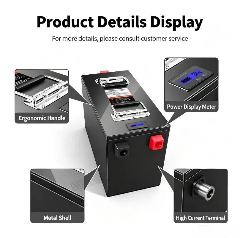 بطارية ليثيوم LiFePO4 12 فولت  - مراجعة Lifepo4 12V 100Ah Bms Bluetooth وسعره