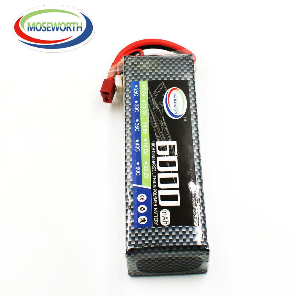 4S 14.8 فولت 6000 مللي أمبير R - مراجعة 4S Lipo Battery 14.8V 6000Mah وسعره