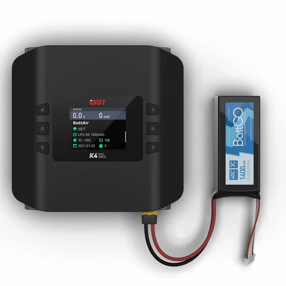 شاحن ذكي متعدد الأوضاع ISDT K4 - مراجعة Isdt K4 Dual Lipo Charger وسعره