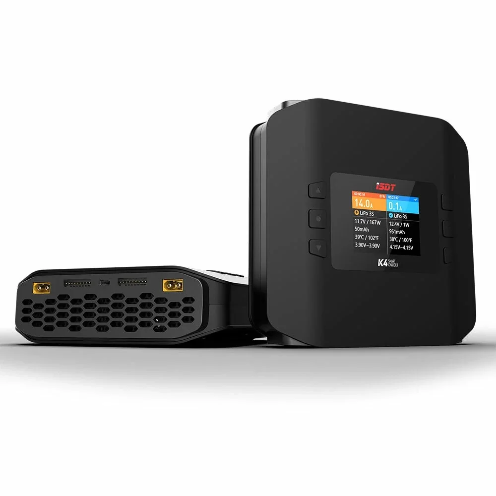 شاحن ذكي متعدد الأوضاع ISDT K4 - مراجعة Isdt K4 Dual Lipo Charger وسعره
