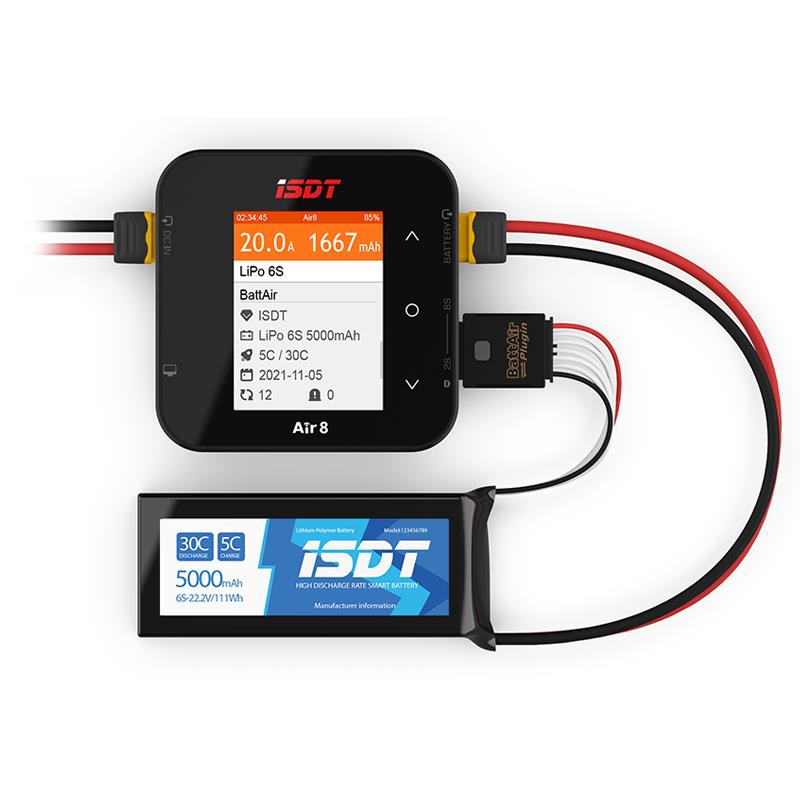 شاحن ISDT Air 8 الذكي للطائرات - مراجعة Isdt Air8 8S Lipo Charger وسعره