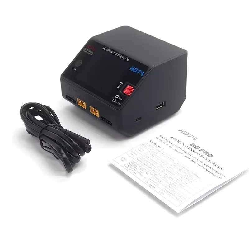 شاحن HOTA D6 Pro ثنائي القناة  - مراجعة Hota D6 Pro Dual Lipo Charger وسعره