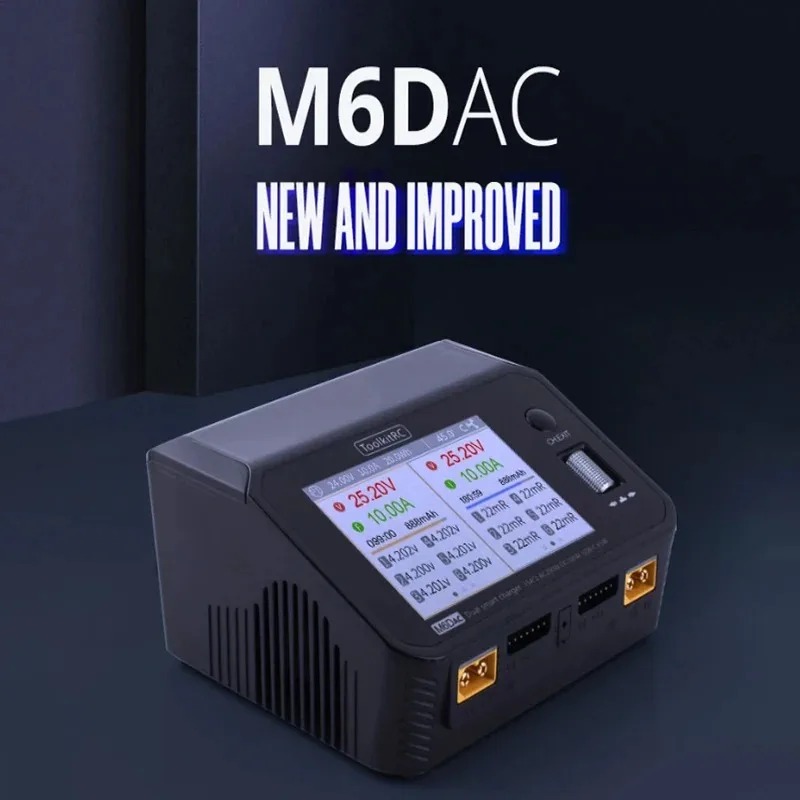 شاحن وفاحص بطاريات ليثيوم بولي - مراجعة Toolkitrc M6Dac Smart Charger وسعره