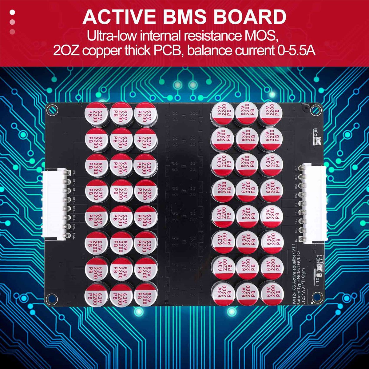 * يوم واحد 12S 13S 14S 15S 16S - مراجعة 12S Lipo Battery Balancing Board وسعره