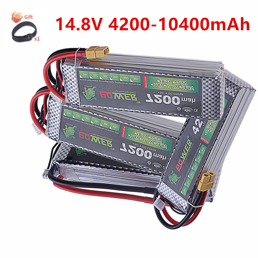 بطارية ليثيوم بوليمر 4200 مللي - مراجعة 4S Lipo Battery 14.8V 6000Mah وسعره