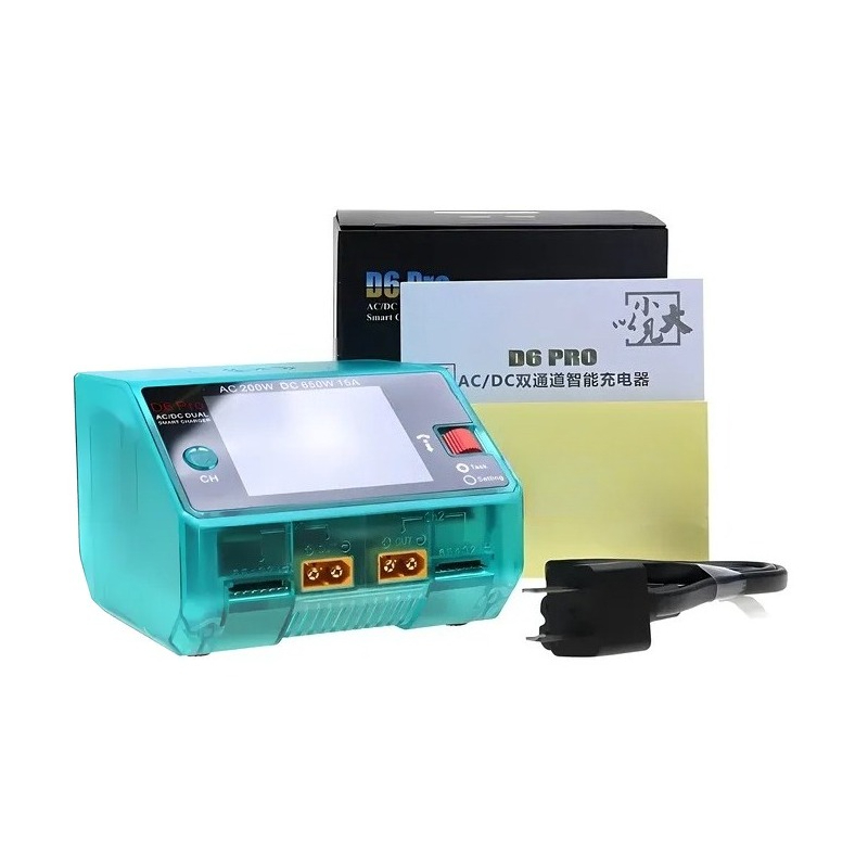 عرض ساخن: شاحن D6 Pro الذكي ال - مراجعة Hota D6 Pro Dual Lipo Charger وسعره